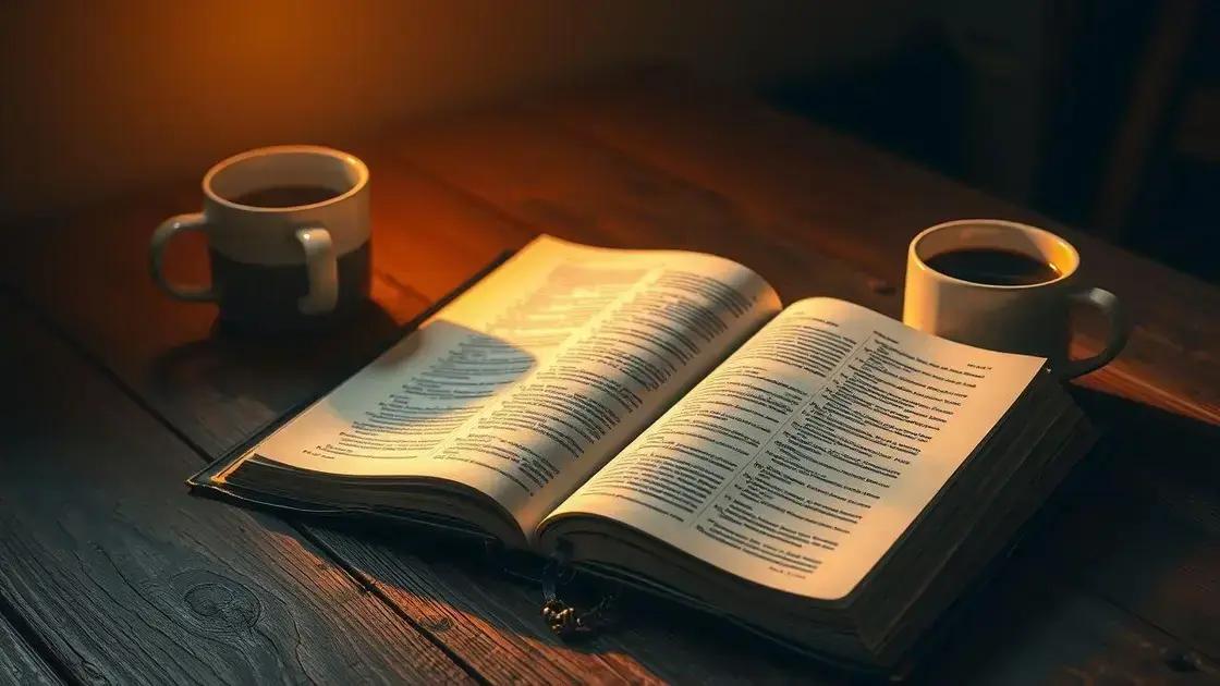 Estudo da Bíblia: 5 chaves para aprofundar sua compreensão espiritual