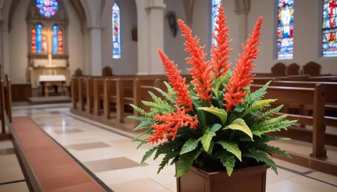 Cores e suas simbologias no coral da igreja