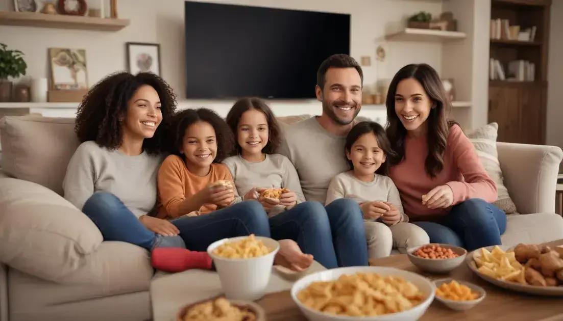 Benefícios de assistir séries em família
