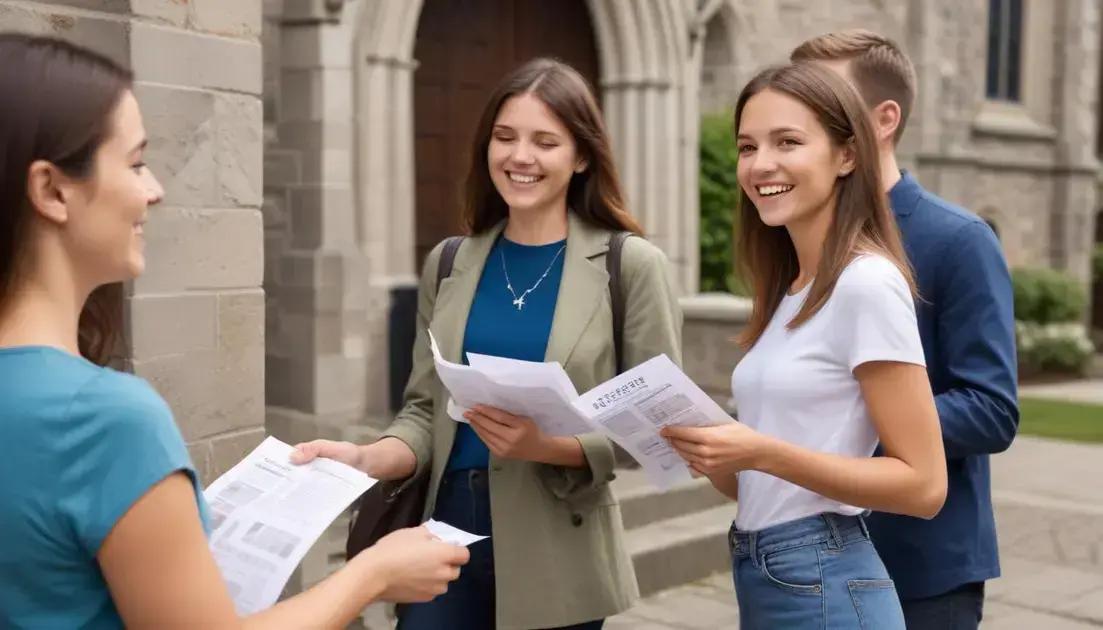 Como distribuir boletins informativos da igreja?