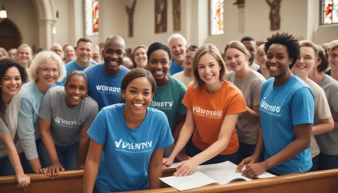 Voluntariado na igreja: como transformar vidas e comunidades