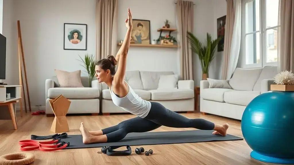 Benefícios do pilates em casa Benefícios do pilates em casa