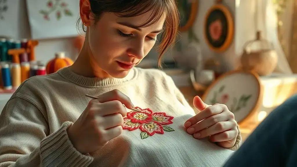 Cursos de bordado: Aprenda técnicas essenciais para começar hoje mesmo