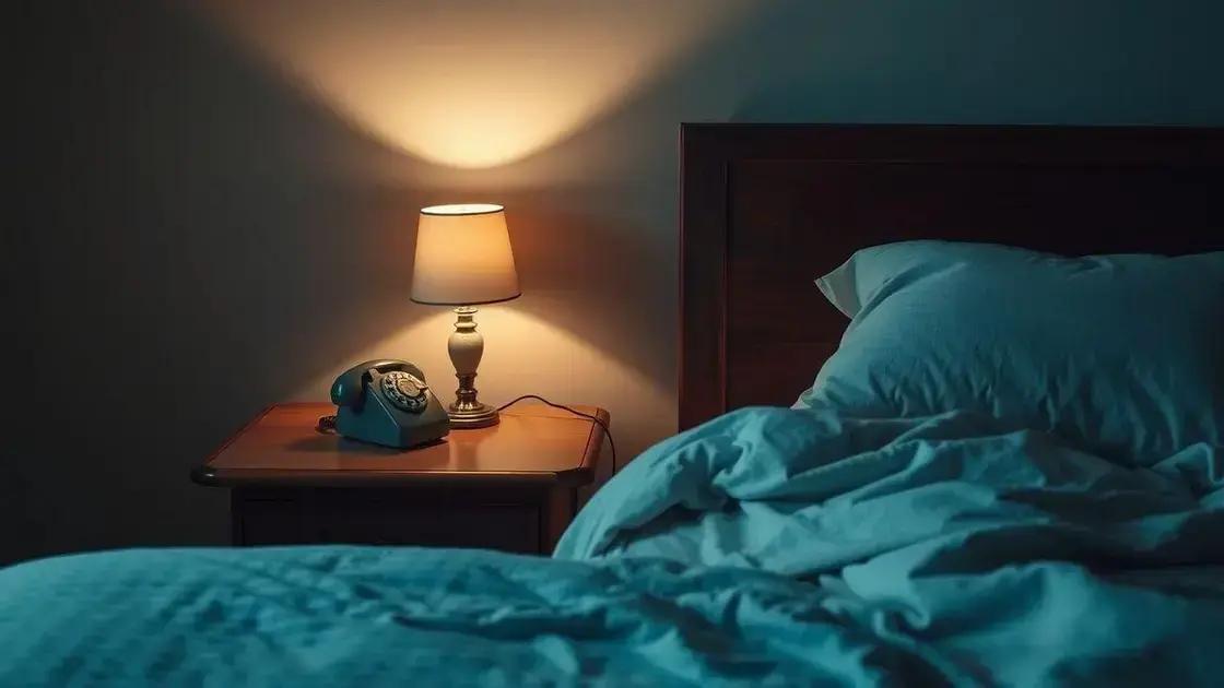 Estabelecendo um horário de dormir