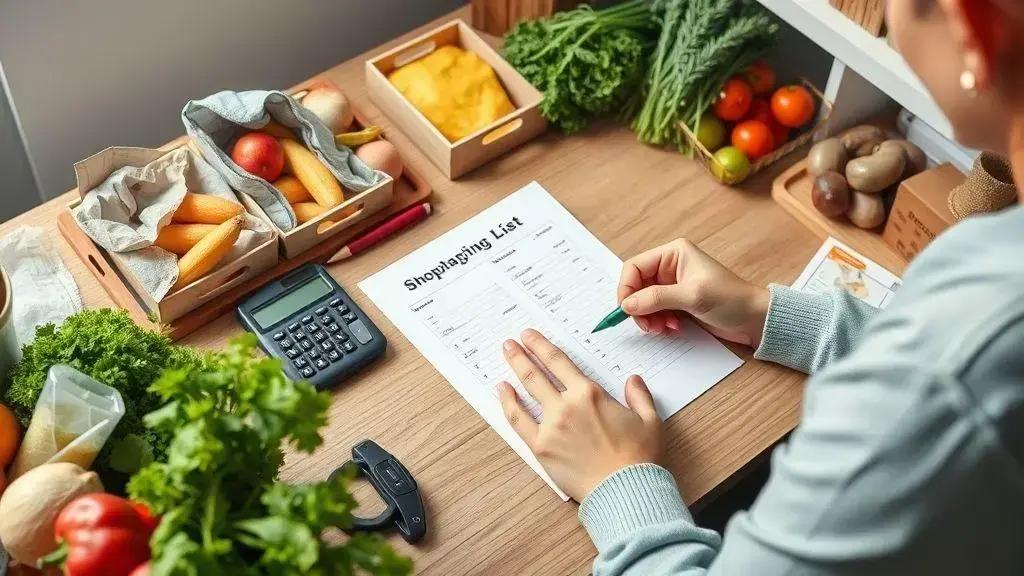A importância de compras planejadas A importância de compras planejadas
