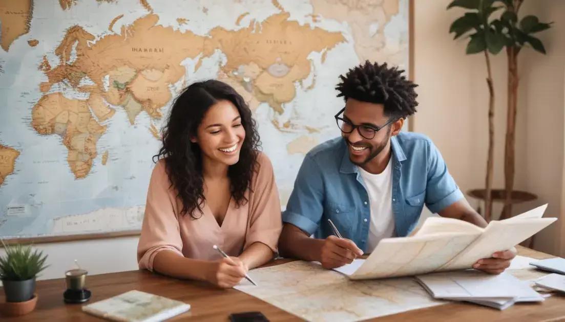 A importância do planejamento na viagem romântica