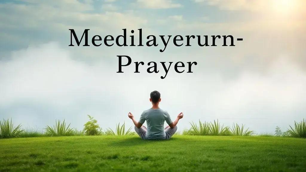 Como a meditação complementa a oração