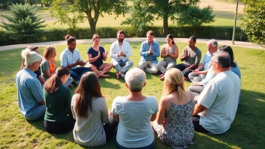 Conectando-se com a comunidade espiritual