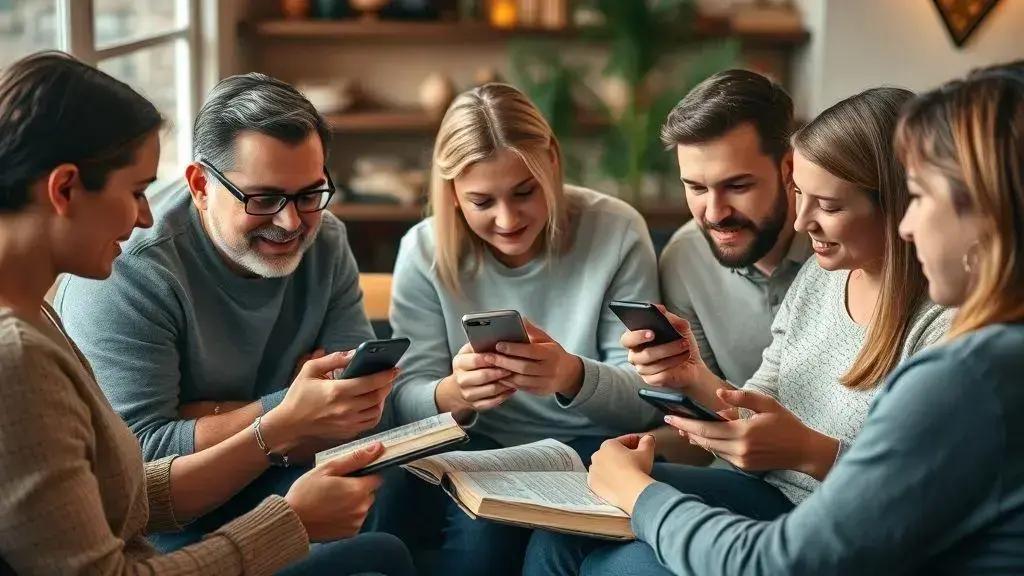 Como aplicativos cristãos facilitam estudos bíblicos em grupo