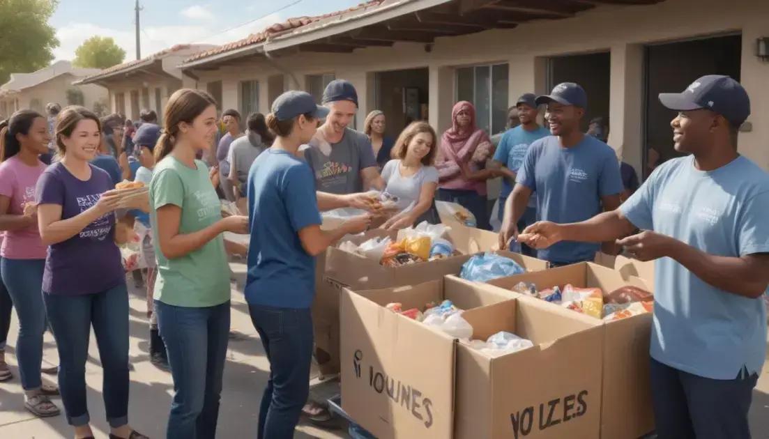 Iniciativas comunitárias de ajuda