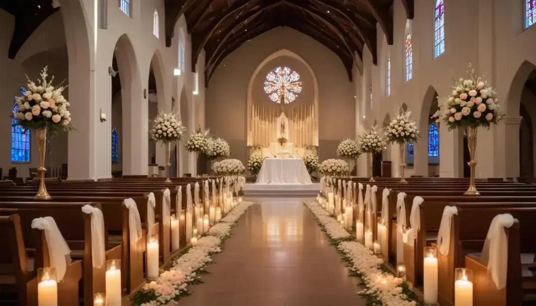 Decoração para casamentos na igreja