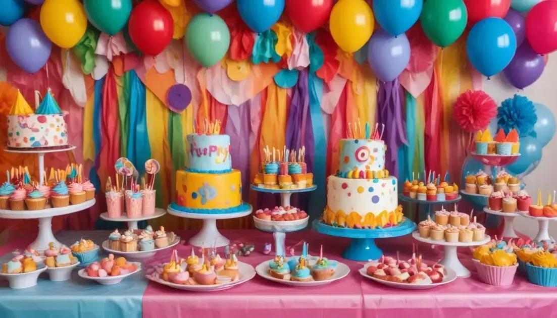Ideias criativas para festas infantis