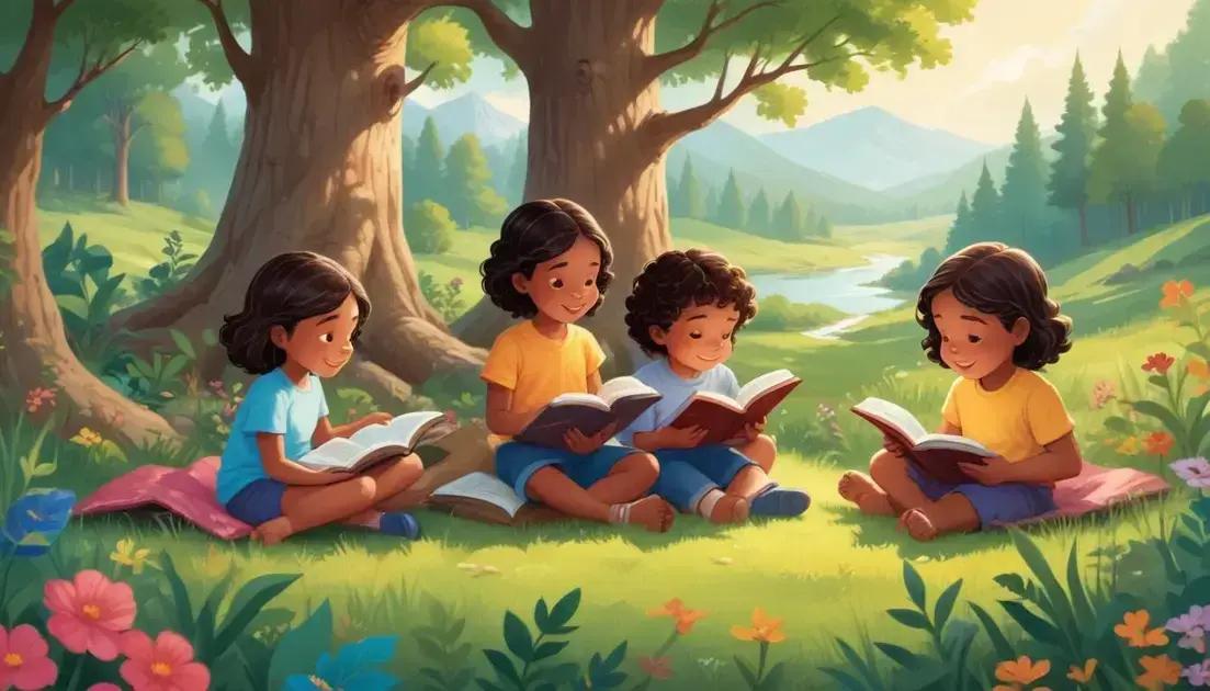 Versículos para crianças que ensinam valores importantes com amor