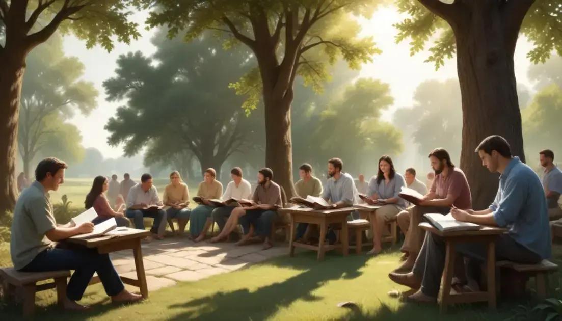 Diferença entre estudo bíblico individual e em grupo