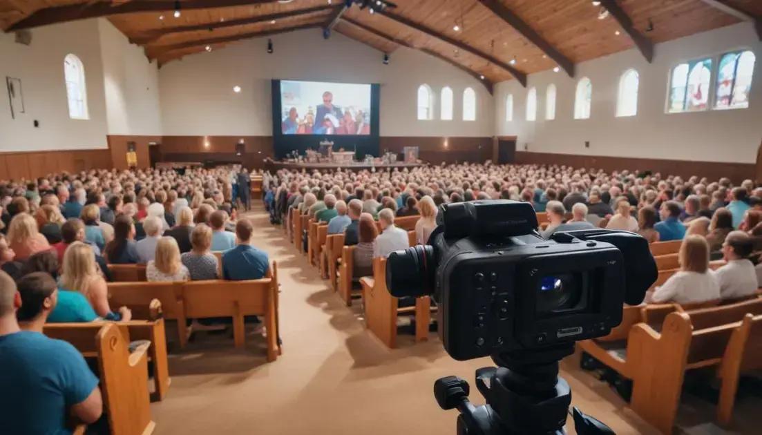Transmissão ao vivo da igreja: como engajar sua comunidade online