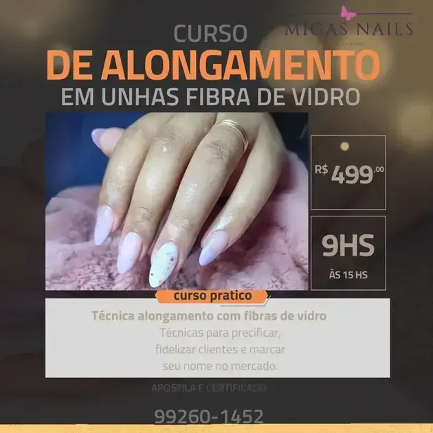 curso de alongamento de unhas gratuito