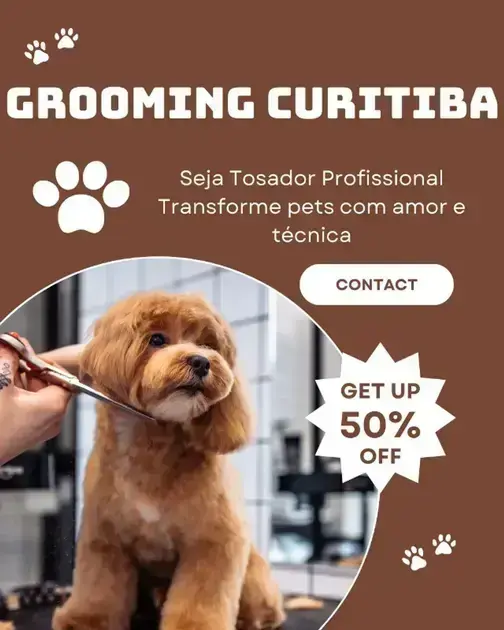 curso de banho e tosa gratuito