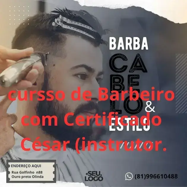 curso de barbeiro online gratuito