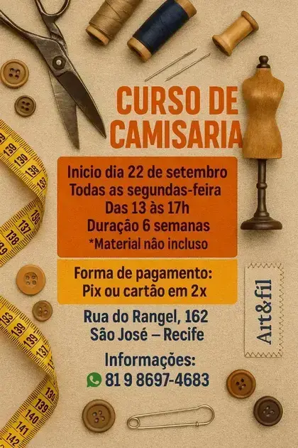 curso de corte e costura online gratuito