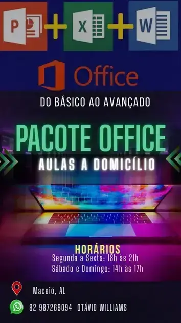 cursos de pacote office gratuito