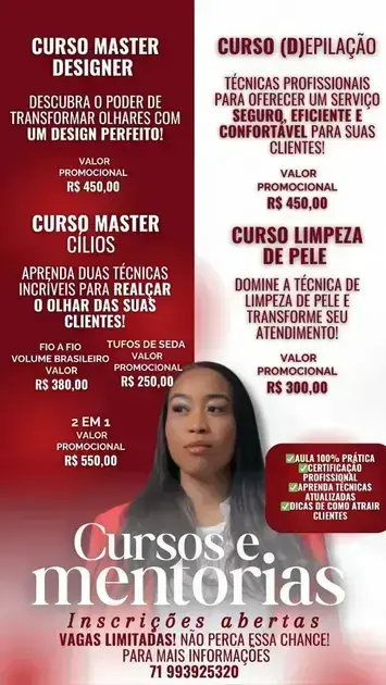 cursos de sobrancelha gratuito