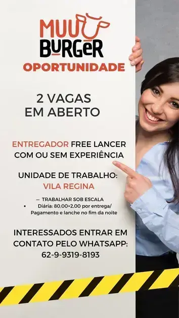 vagas de emprego em aberto