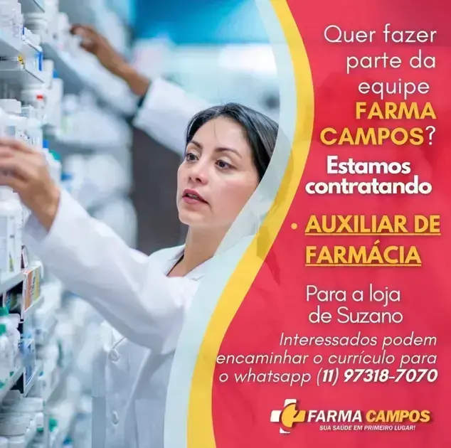 vagas de emprego em farmacia
