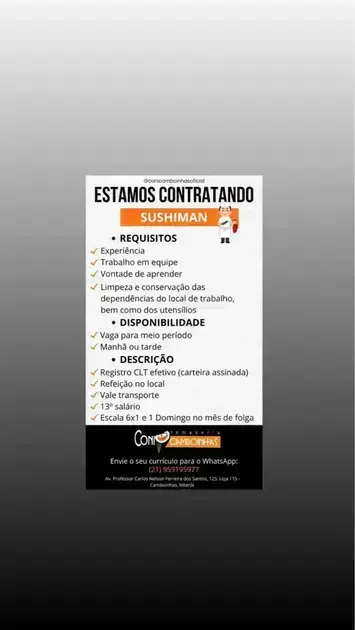 vagas de emprego em niteroi