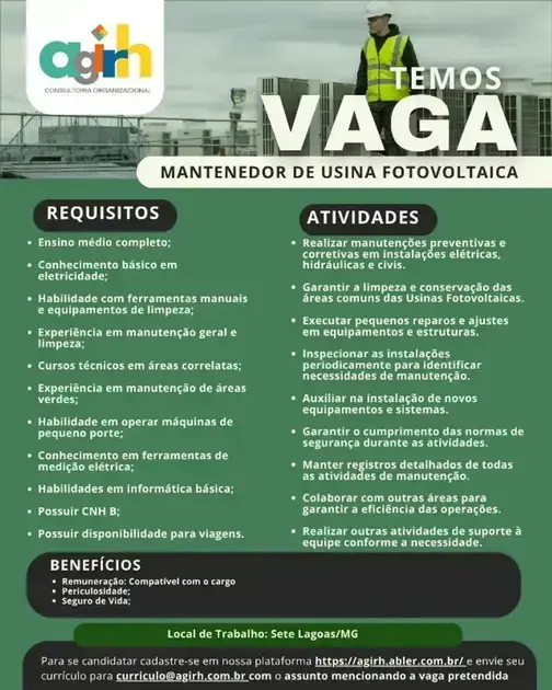 vagas de emprego em tres lagoas