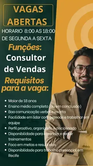 vagas de emprego hoje em recife