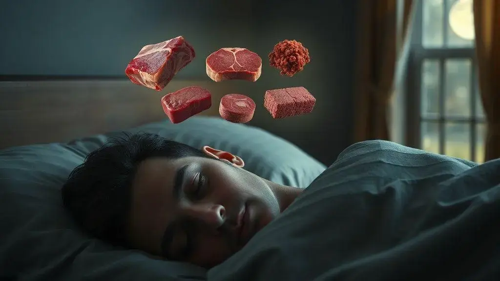 que significa soñar con carne